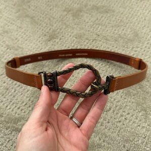Chico’s Loop and Hook Leather Belt
